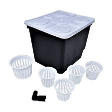 Amazon Com Dutch Bucket Set 10 Pack Bato Buckets By Bootstrap Farmer Includes 50 Net Pots For Hydroponics Aquaponics Health Personal Care