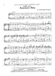 Rosemary S Baby Lullaby Krzysztof Komeda Pdf Txt