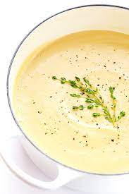 Creamy Cauliflower Soup Gimme Some Oven Recipe Creamy Cauliflower Soup Cauliflower Soup Recipes Recipes