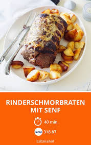 Rinderschmorbraten Mit Senf Rezept Rinderschmorbraten Rinderschmorbraten Rezept Weihnachtsbraten Rezept