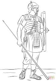 Roman Legionary Soldier Super Coloring In 2020 Coloring Pages Ancient Rome Kids Roman Soldiers