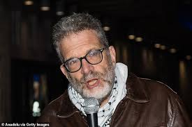 Pictured: Former social worker, 60, who led protest where controversial  pro-Palestine slogan was projected onto Big Ben