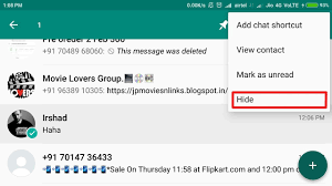 Alternatively, on android, you can tap on the 3 dots at the top right corner and select group info. How To Hide Whatsapp Group Chat Without Deleting Or Leaving It