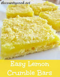 3 Ingredient Lemon Crumble Bars Recipe Desserts Spring Desserts Easy Cake Mix Recipes