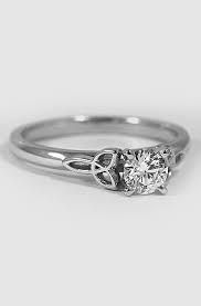 Platinum Celtic Love Knot Ring Acessorios Brincos Joias