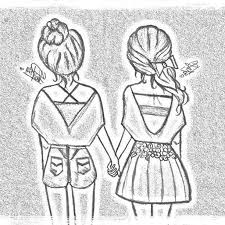 Beste freunde ausmalbild bild zum ausmalen zeichnung. Bff Bilder Schwarz Weiss Novocom Top