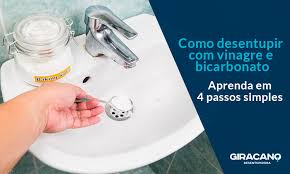 Como Desentupir Com Vinagre E Bicarbonato Aprenda Em 4 Passos