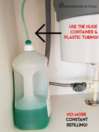 How To Stop Refilling The Soap Dispenser Remodelando La Casa Automatic soap dispensers have an amazing visual appeal.