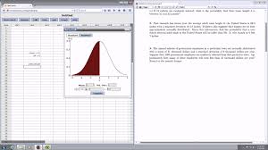 Statcrunch Normal Probability Harder Example Normal Distribution Probability Statistics Help