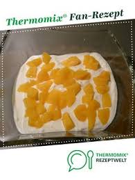 pfirsich trifle pfirsich schmandcreme schichtdessert rezept rezepte thermomix thermomix rezepte kuchen rezepte