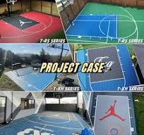 Interlocking PVC Vinyl PP Sports Pickleball Half Court Floor Tiles Outdoor  Basketball Court Flooring