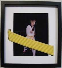 We Ve Never Seen A Karate Belt Incorporated Into A Custom Frame Quite Like This Before Very Clever Kudos To The Custom Framer Wh Jiu Jitsu Karate Taekwondo