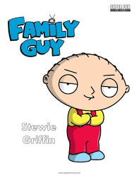 Set off fireworks to wish amer. Stewie Griffin Family Guy Coloring Page Super Fun Coloring
