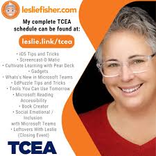 Ok #TCEA friends I am here in San Antonio and ready for TCEA! You can find  my entire schedule of 14 presentations and meet and greets at leslie.link/tcea  This schedule includes items
