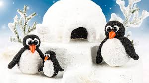 Zum basteln braucht es keine vorgefertigten schablonen! Ideen Mit Herz Niedliche Pinguine Basteln Winterwelt Mit Iglu Perl Modellierschaum Youtube