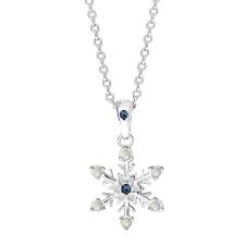Disney Frozen Children S Snowflake Pendant H Samuel Pendant Snowflakes Real Snowflake Pendant