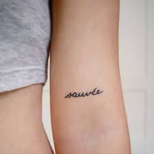 Words Tattoologist French Word Tattoos Word Tattoos On Arm French Tattoo