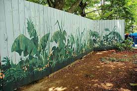 300 outdoor garden murals ideas garden mural mural. 69 People Who Took Their Backyard Fences To Another Level Bored Panda