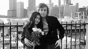 John lennon can be see climbing the rungs and taking the magnifying glass to examine the word yes on a canvas suspended from the ceiling; Ananasboi Ananasboi Twitter