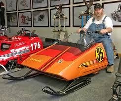 Image result for Orange 1973 Snowmobile