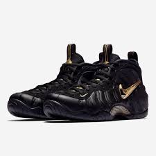 Black And White Foams The Air Foamposite Pro Is Back In Black And Gold This November Still No Sign Of The Voltage Ogs Though For Full Rele Kids Shoes Mens Nike Air Foam Posites