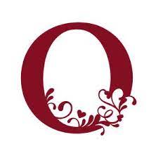 Letter o hearts 285 digital download alphabet initial name image 1. Silhouette Design Store Flourish Heart Monogram O Monogram Alphabet Design Lettering Alphabet