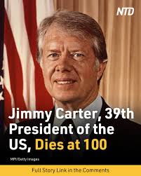 Former President Jimmy Carter, the longest-lived president in U.S. history,  died at his home, his family and the Carter Center confirmed Sunday. He was  100.