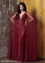 The closed neck haltered gown celebrates the festivals of iloilo city, also known as the city of love. Tiaraholics Miss Universe Philippines 2020 Rabiya Mateo Facebook