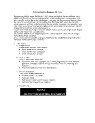 The purpose of a text is simply the writer's reason for writing. Pdf Communicative Purpose Of Texts Gung Eka Academia Edu