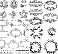 Decorative Ornaments Vintage Frames Vectors Vintage Frames Vector Vintage Frames Vintage Floral Frame