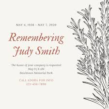 You can download memorial invitation posters and flyers templates,memorial invitation backgrounds elegant funeral invitation with white paper cut flowers. Free Printable Customizable Funeral Invitation Templates Canva