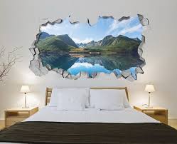 See Berge Wandtattoo Wandaufkleber 3d Wallpaper 3d Etsy 3d Wall Art Mountain Wall Art 3d Wall