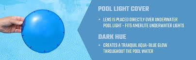 Amazon Com Blue Devil Underwater Pool Light Lens Cover Fits Amerlite Underwater Lights 7 5 Diameter Blue Swimming Pool Lighting Products Garden Outdoor