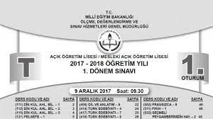 Sınavda elde edilen başarıyı önceden test etmek isteyen öğrenciler aöl soru kitapcığı ve cevap anahtarı detayına ulaşmak istiyor. 9 10 Aralik 2017 1 Donem Sinav Sorulari Ve Cevap Anahtari Aciklandi Acik Lise Aol Test Acik Lise Aciklise Acik Lise Ders Secimi Acik Lise Ders Kitaplari Acik Lise Ders Notlari Www Aol Meb Gov Tr Acik