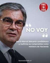 El ministro de Hacienda, Mario Marcel, niega intenciones de postularse en  elecciones y asegura que su enfoque está en fortalecer la economía y  avanzar en reformas clave.  https://www.koncevisiontv.cl/web/mario-marcel-descarta-candidatura-y-reafirma-su  ...