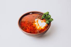 Distractions were eliminated in favor of consistency and clean lines. Premium Photo Traditional Ukrainian Russian Borscht Or Red Soup On The Bowl Top View
