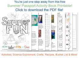 Download Summer Passport Free Printable Summer Activity Book Book Activities Summer Activities Passport For Kids