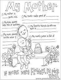 Free Printable Mother S Day Worksheets For Kids Preschool And Kindergarten Mothers Day Coloring Pages Mother S Day Printables Mothers Day Coloring Sheets