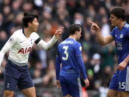 Harry maguire pokes fun at his meme as picture goes viral. Fans Put Hilarious Spin On Image Of Leicester City S Harry Maguire And Spurs Son Heung Min Leicestershire Live
