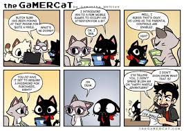 Mobile Mayhem Gamercat Comic By Samantha Whitten Gamer Cat Cat Comics Mean Cat