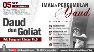 Anda harus tetap mengasihi kristus. Daud Dan Goliat Pdt Benyamin F Intan Ph D Khotbah Youtube