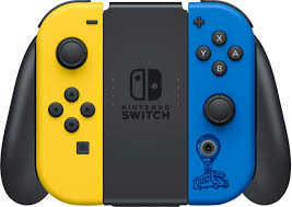 The wildcat nintendo switch bundle was an exclusive partnership between epic games and nintendo set to be released on the 30th october, 2020 in europe and 6th november, 2020 in australia and new zealand. Nintendo Switch Fortnite Wildcat Bundle Yellow Blue Hadskfage Best Buy