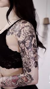 Female Bird Tattoos On Arm Tattoo Ideas For Women Arm Elegant Arm Tattoo In 2020 Girl Arm Tattoos Floral Tattoo Sleeve Butterfly Sleeve Tattoo