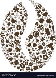 Coffee Bean Vector Coffee Grain Coffee Bean Logo Coffee Beans