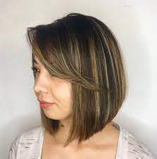 40 Stylish And Sassy Bobs For Round Faces Long Bob Hairstyles Bob Haircut For Round Face Angled Bob Hairstyles