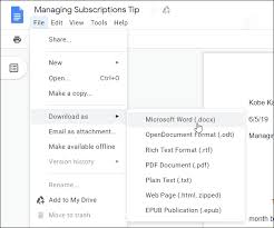 Google docs is a good alternative to using a word processing software on your computer. How To Export Google Docs To Microsoft Office Format On Your Pc