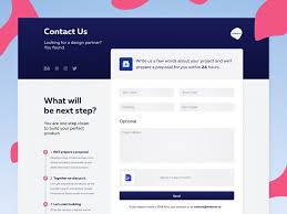 Materio Contact Page Web Design Banner Design Layout Contact Page
