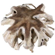 This piece is given a helping hand from the earth and passes it on to your living room decor. Cypress Root Coffee Table Peter Andrews