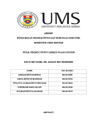 But that does not mean wage gains have been equally distributed across workers. Pdf Productivity Linked Wage System Slr