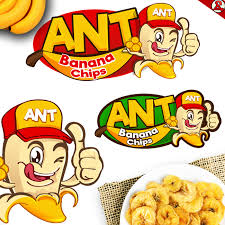 Keripik banana wow adalah keripik pisang dngn bentuk yg unik dngn 5 varian rasa : Sribu Logo Design Logo Desain Untuk Keripik Pisang Ant